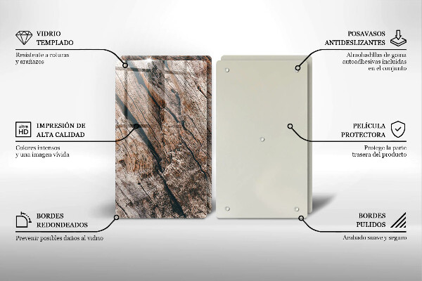 Kokkärlskydd Trästruktur