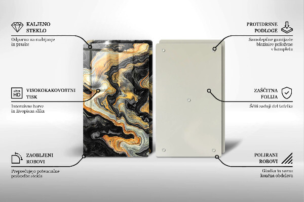 Kokkärlskydd Abstrakt struktur