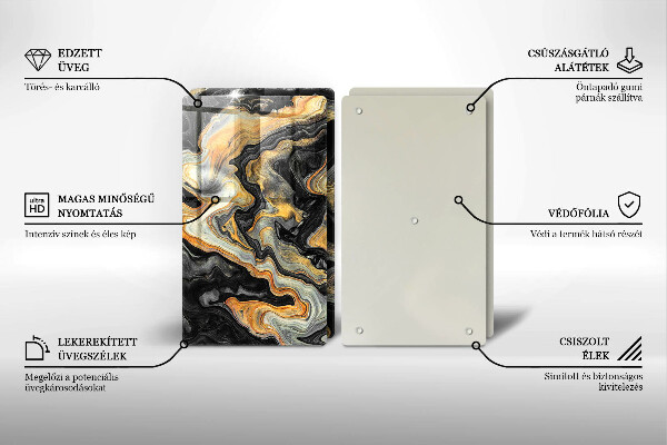 Kokkärlskydd Abstrakt struktur