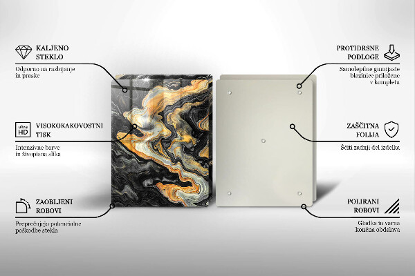 Kokkärlskydd Abstrakt struktur