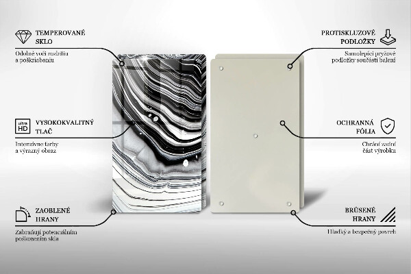 Kokkärlskydd Bläckabstraktion