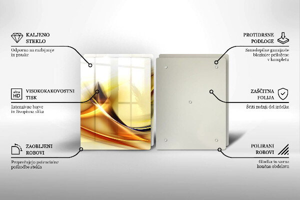 Glashällskydd Abstraktion ljusa linjer