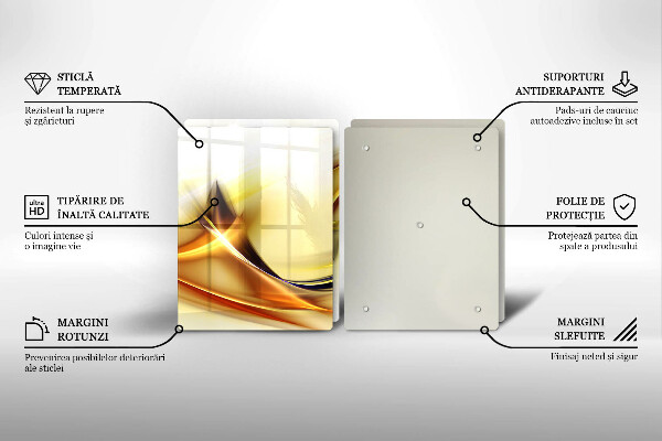 Glashällskydd Abstraktion ljusa linjer