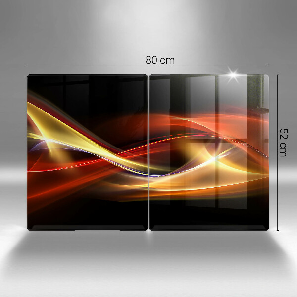 Kokkärlskydd Abstrakt rök och ljus