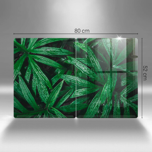 Skydd för spis Växter löv