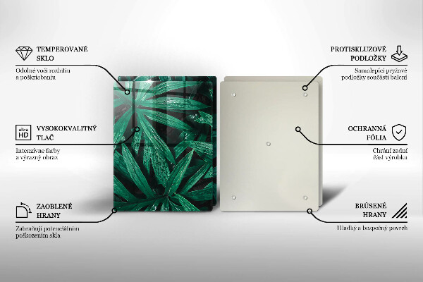 Skydd för spis Växter löv