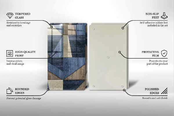 Skydd för spis Geometrisk abstraktion