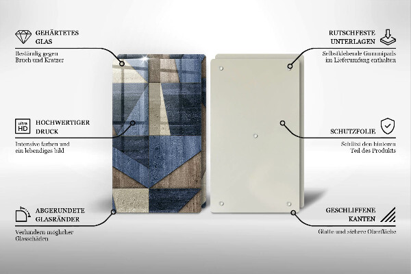 Skydd för spis Geometrisk abstraktion