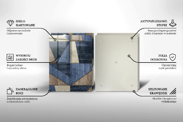 Skydd för spis Geometrisk abstraktion