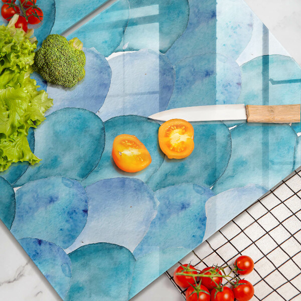 Skyddsplatta för spis Akvarell skalor