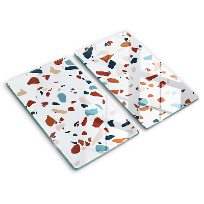 Skyddsplatta för spis Dekorativ sten