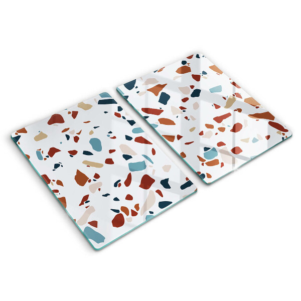 Skyddsplatta för spis Dekorativ sten