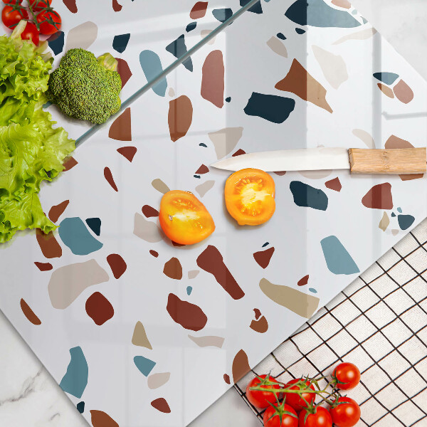 Skyddsplatta för spis Dekorativ sten