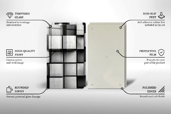 Skyddsplatta för spis 3D Geometri Bakgrund
