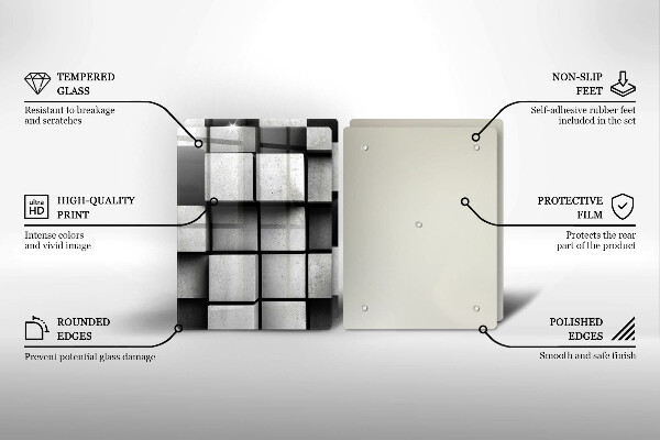 Skyddsplatta för spis 3D Geometri Bakgrund