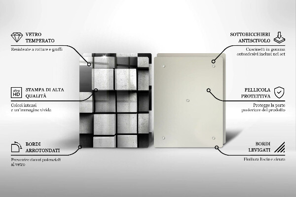 Skyddsplatta för spis 3D Geometri Bakgrund