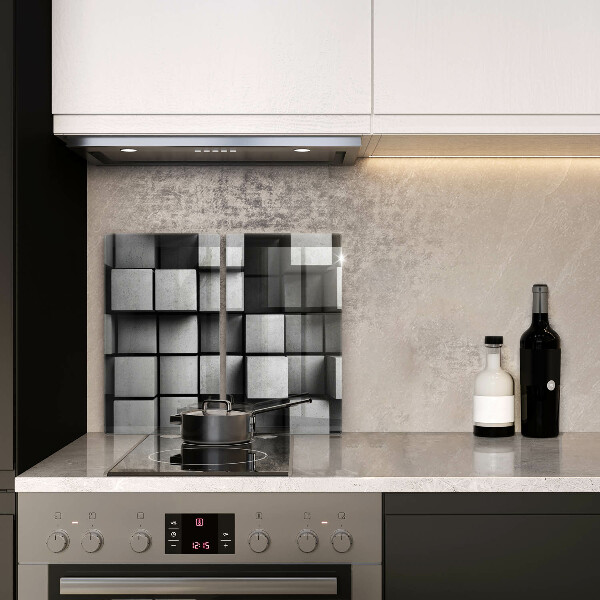 Skyddsplatta för spis 3D Geometri Bakgrund