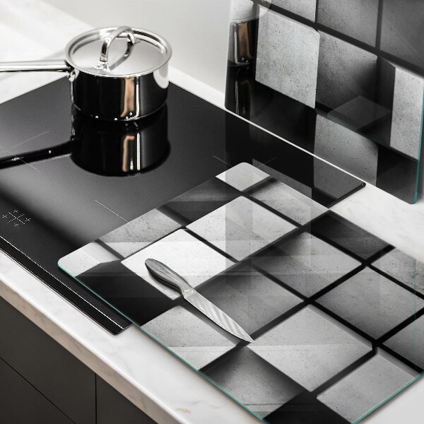 Skyddsplatta för spis 3D Geometri Bakgrund