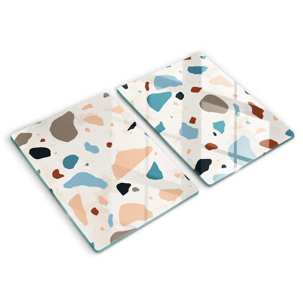 Skyddsplatta för spis Dekorativt stengods