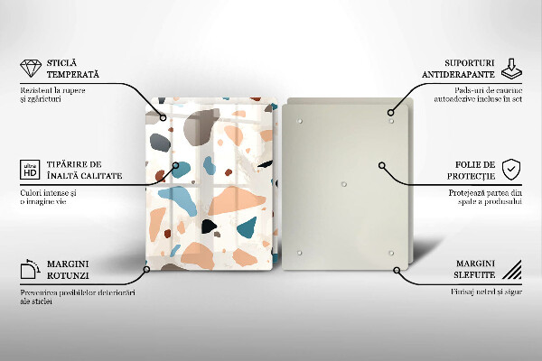 Skyddsplatta för spis Dekorativt stengods