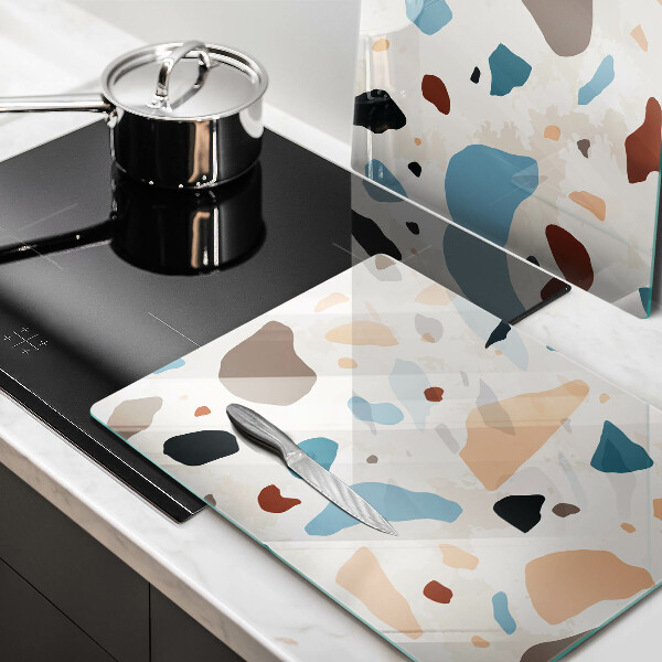 Skyddsplatta för spis Dekorativt stengods