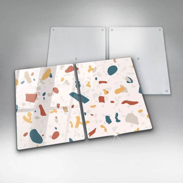 Skyddsplatta för spis Dekorativt stengods