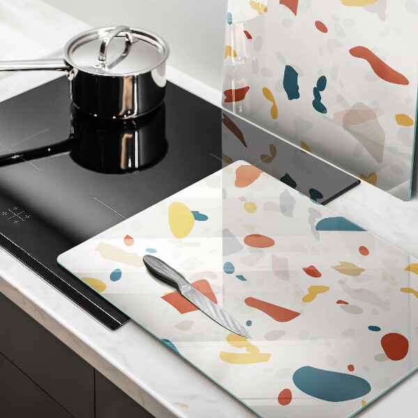 Skyddsplatta för spis Dekorativt stengods