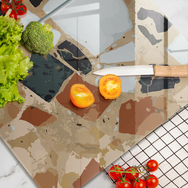 Skyddsplatta för spis Dekorativ stenplatta