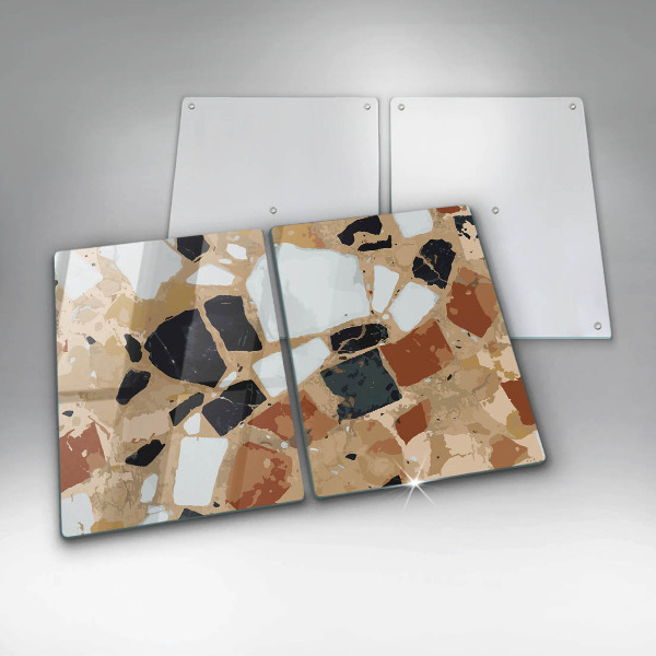 Skyddsplatta för spis Dekorativ stenplatta