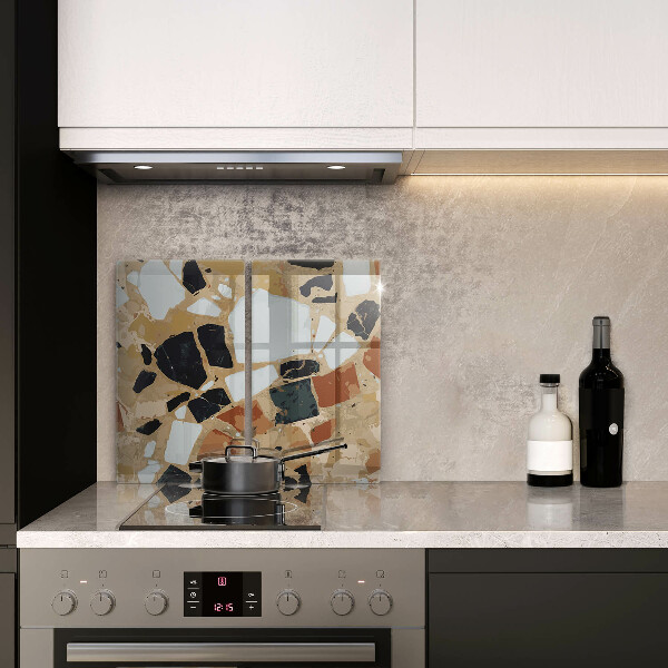 Skyddsplatta för spis Dekorativ stenplatta