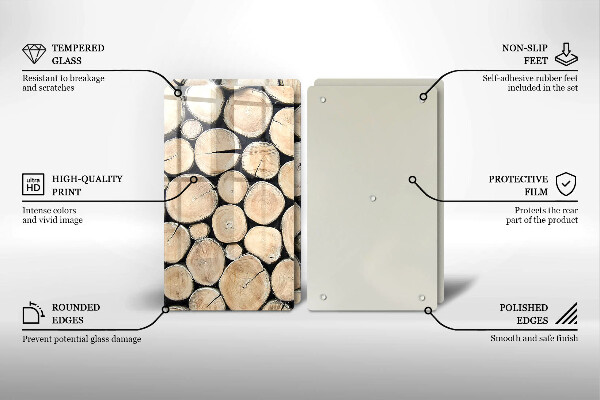 Kokkärlskydd Trästammar