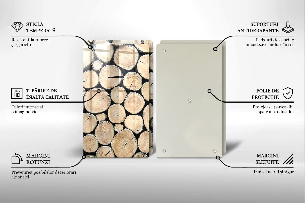 Kokkärlskydd Trästammar