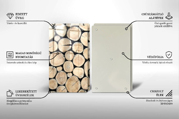 Kokkärlskydd Trästammar