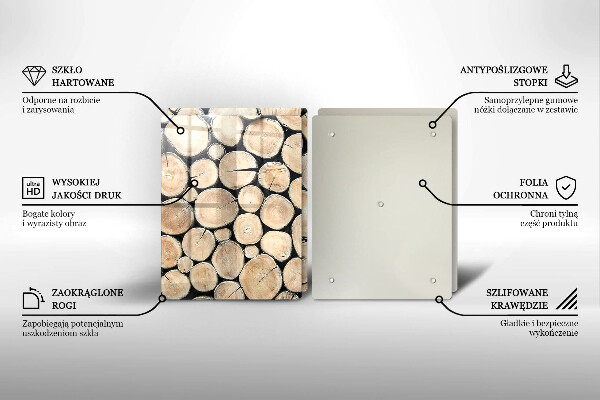 Kokkärlskydd Trästammar