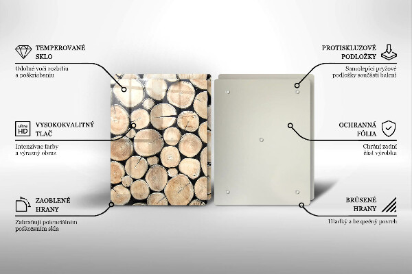 Kokkärlskydd Trästammar