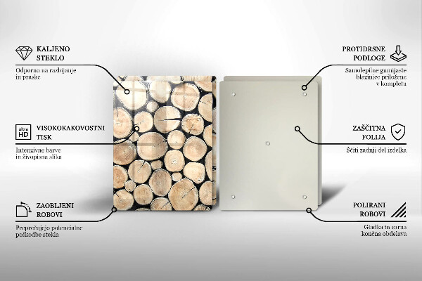 Kokkärlskydd Trästammar