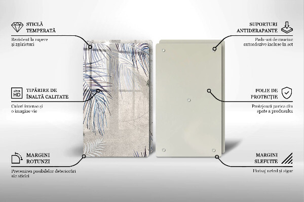 Skydd för spis Subtila blad