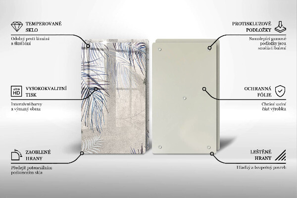 Skydd för spis Subtila blad