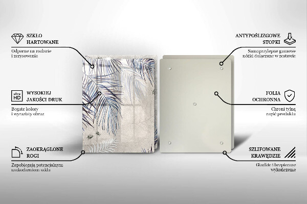 Skydd för spis Subtila blad