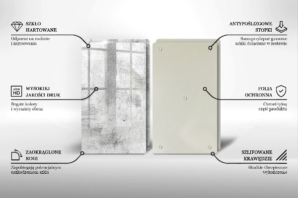 Skydd för spis Betongstruktur