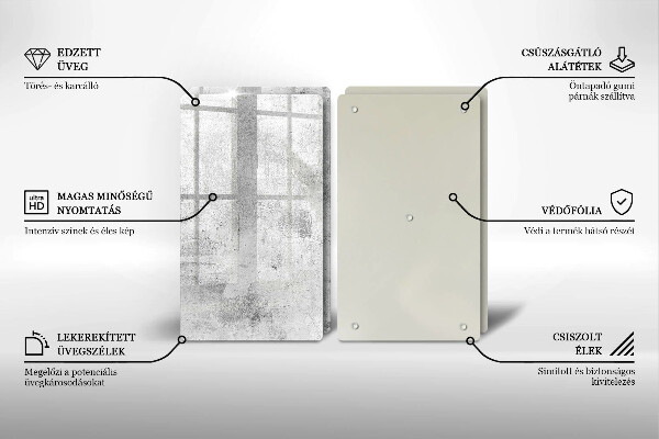 Skydd för spis Betongstruktur