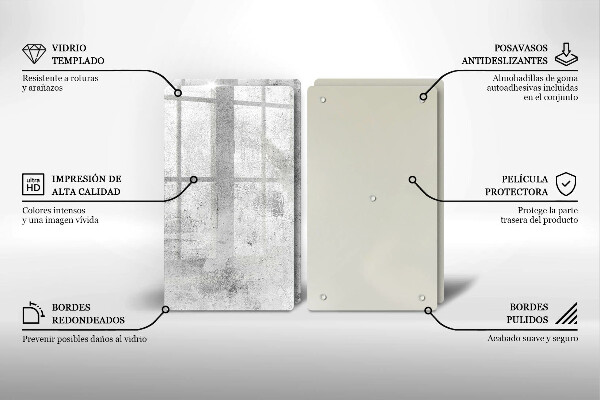 Skydd för spis Betongstruktur