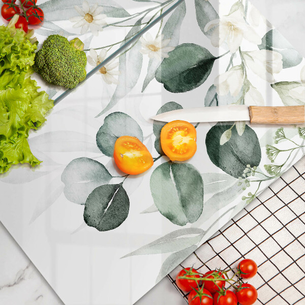 Skydd för spis Akvarellväxter