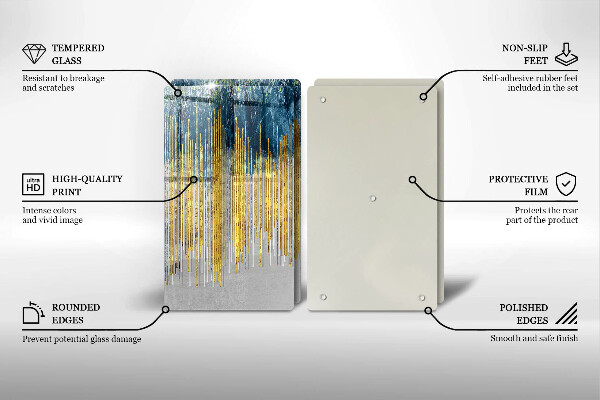 Skydd för spis Designer abstraktion