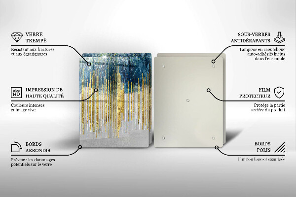 Skydd för spis Designer abstraktion