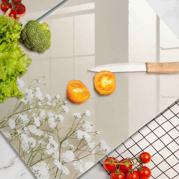 Skydd för spis Gypsophila boho blommor