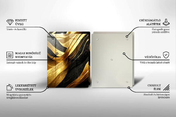 Skydd för spis Elegant abstraktion