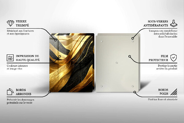 Skydd för spis Elegant abstraktion