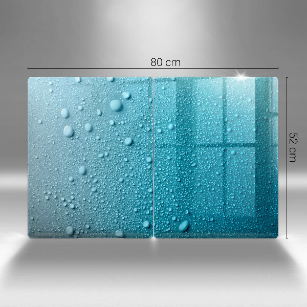 Skydd för spis Vattendroppar