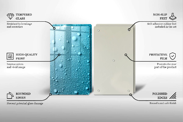 Skydd för spis Vattendroppar